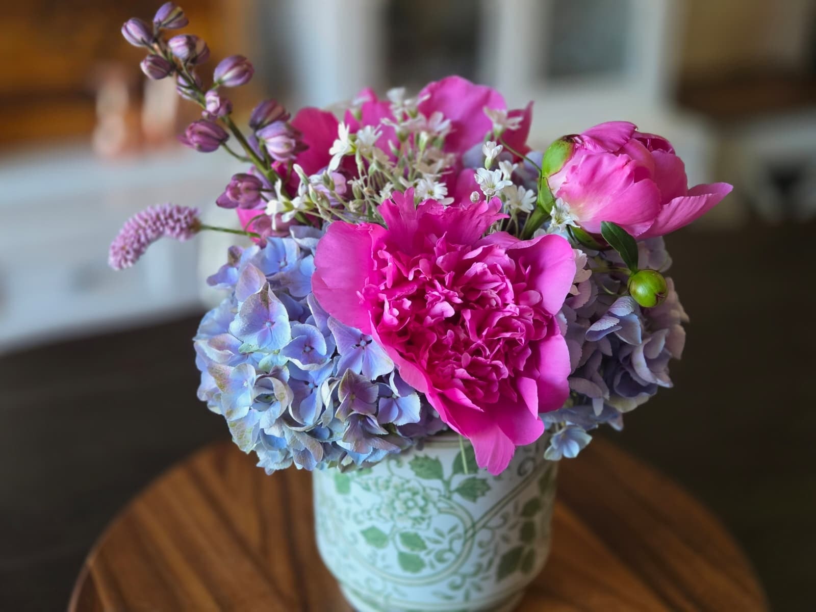 Petite flower arrangement in a vase